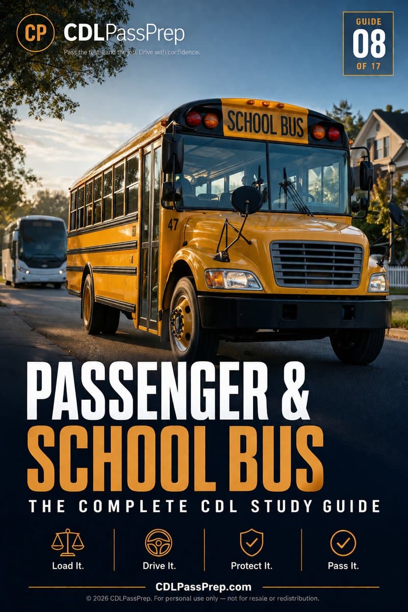 Passenger + School Bus — CDLPassPrep guide 8 of 17 cover
